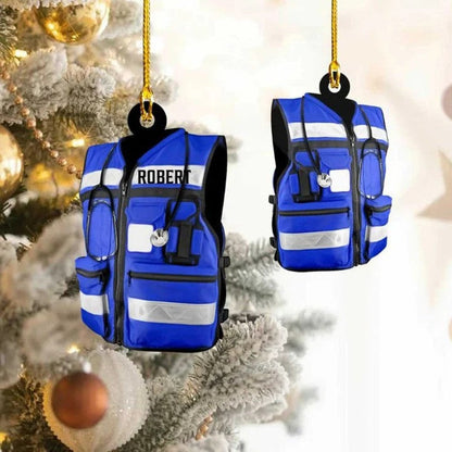 Personalized EMT Paramedical Uniform Custom Shaped Flat Acrylic Ornament OO2462