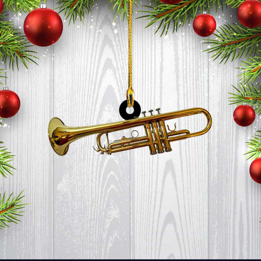 Customized Trumpet Bass Instrument Flat Ornament Made by Acrylic for Trumpet Players OO2189