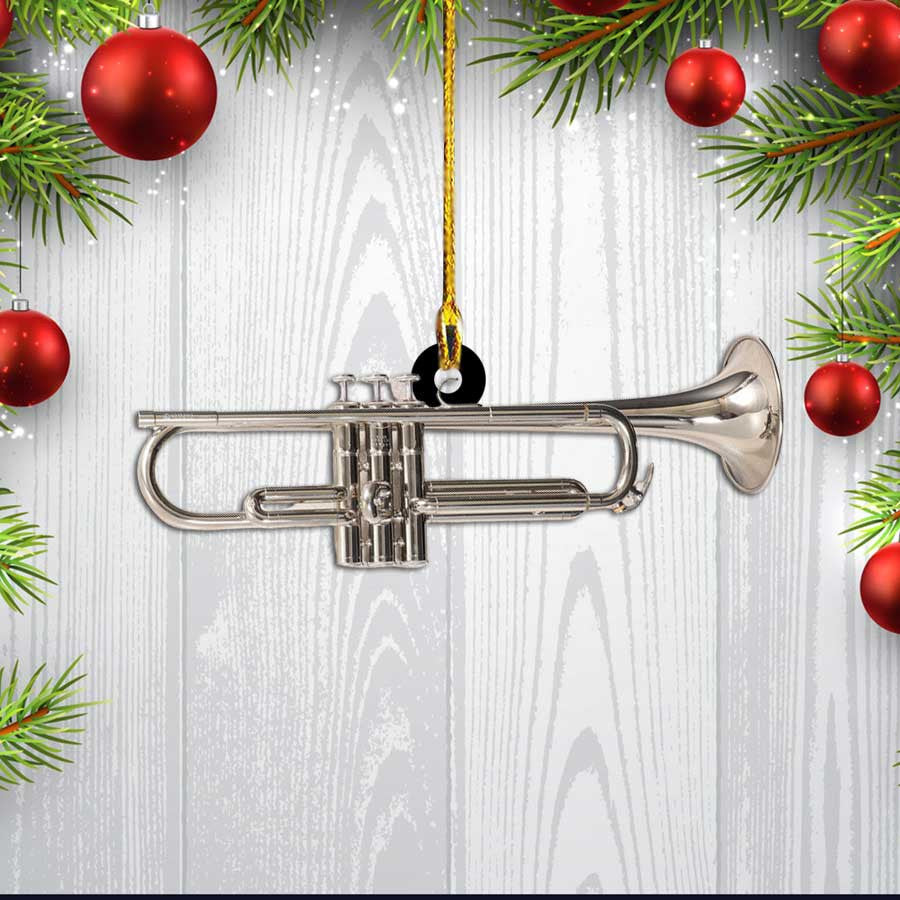 Customized Trumpet Bass Instrument Flat Ornament Made by Acrylic for Trumpet Players OO2189