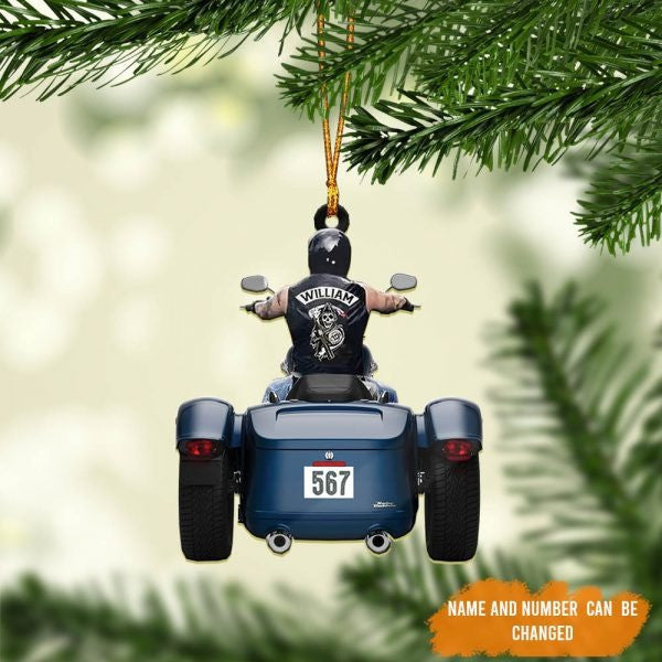 Personalized Biker Trike Freewheeler Motorcycle Ornament for Biker Man OO1972