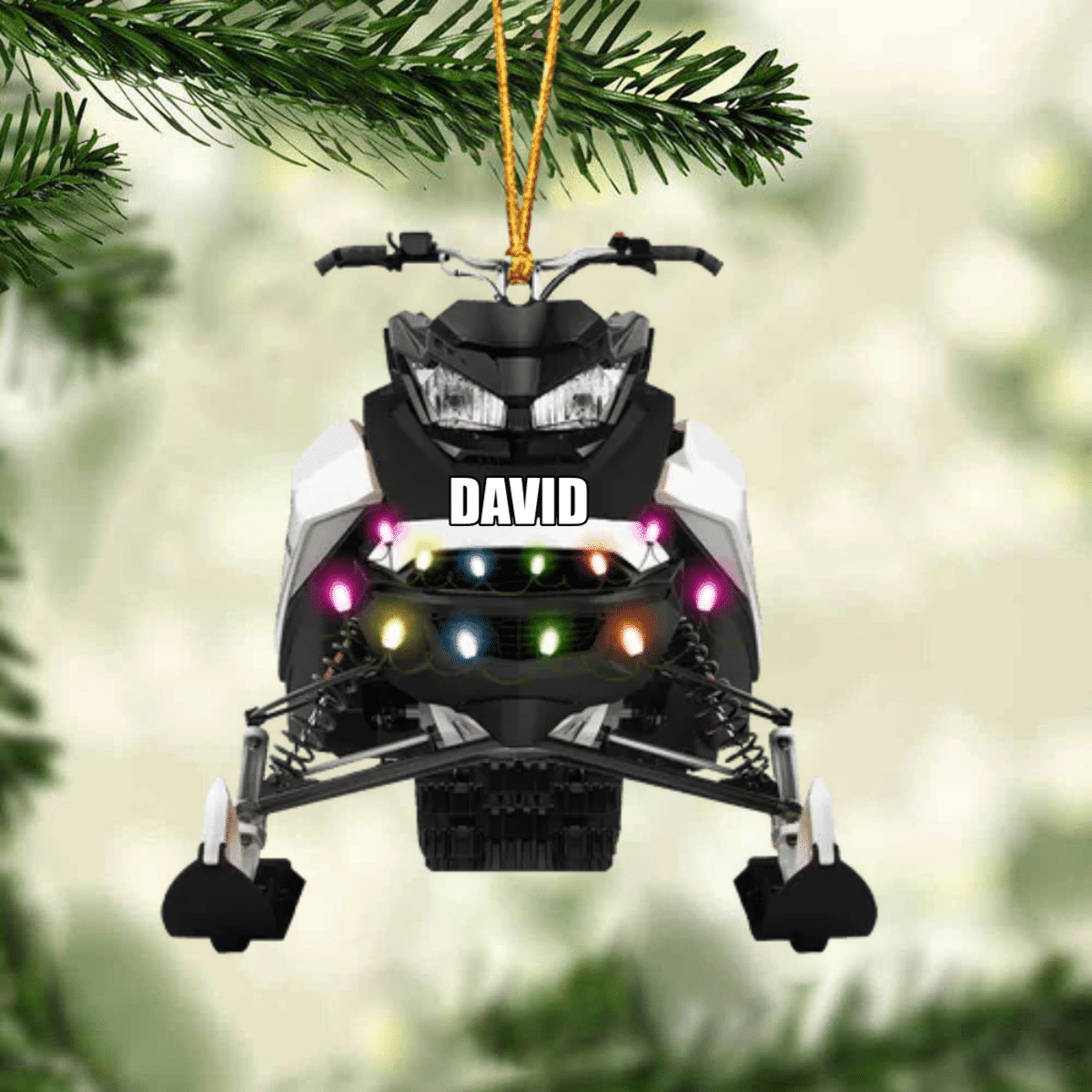 Snowmobile Gear - Personalized Christmas Ornament - Gift For Snowmobile Lovers OO1968