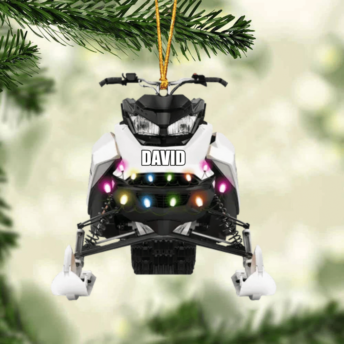 Snowmobile Gear - Personalized Christmas Ornament - Gift For Snowmobile Lovers OO1968