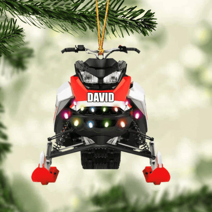 Snowmobile Gear - Personalized Christmas Ornament - Gift For Snowmobile Lovers OO1968