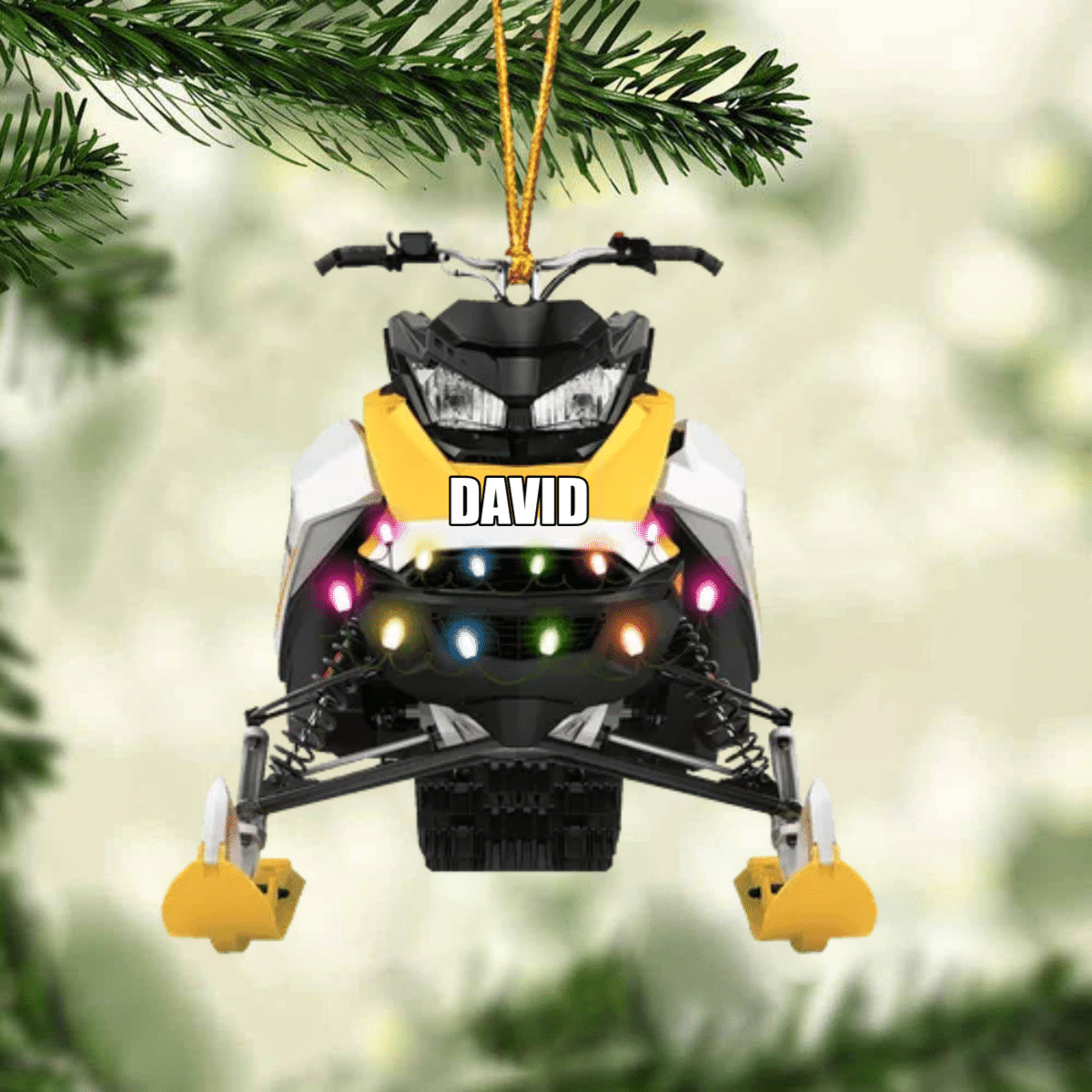 Snowmobile Gear - Personalized Christmas Ornament - Gift For Snowmobile Lovers OO1968
