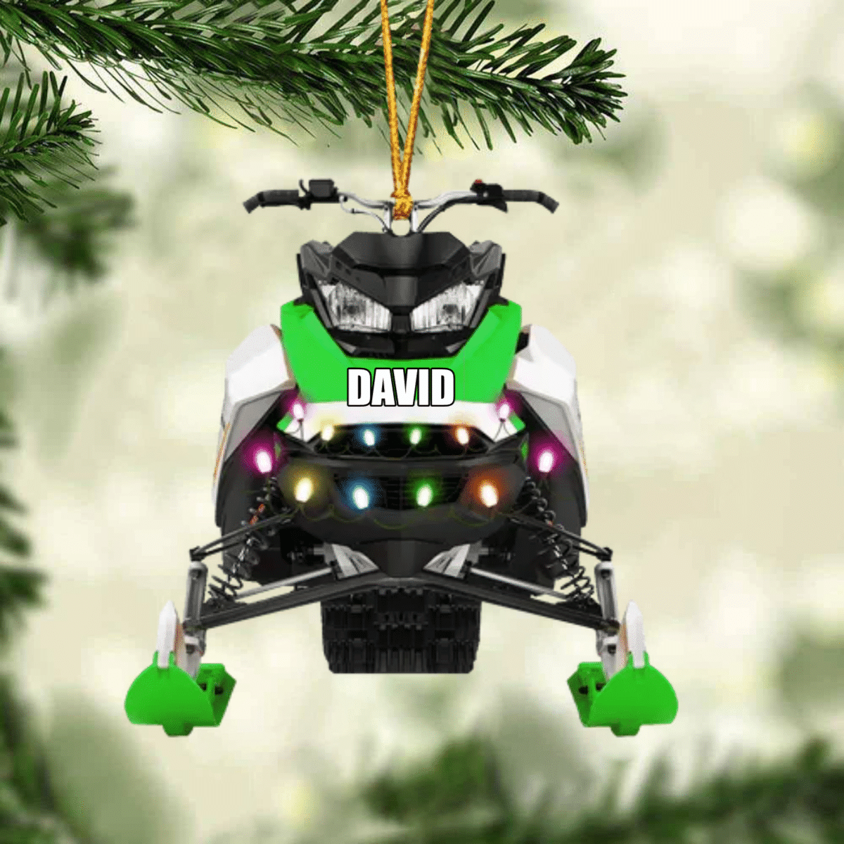 Snowmobile Gear - Personalized Christmas Ornament - Gift For Snowmobile Lovers OO1968
