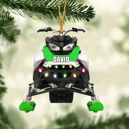 Snowmobile Gear - Personalized Christmas Ornament - Gift For Snowmobile Lovers OO1968