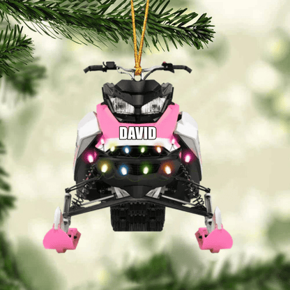 Snowmobile Gear - Personalized Christmas Ornament - Gift For Snowmobile Lovers OO1968