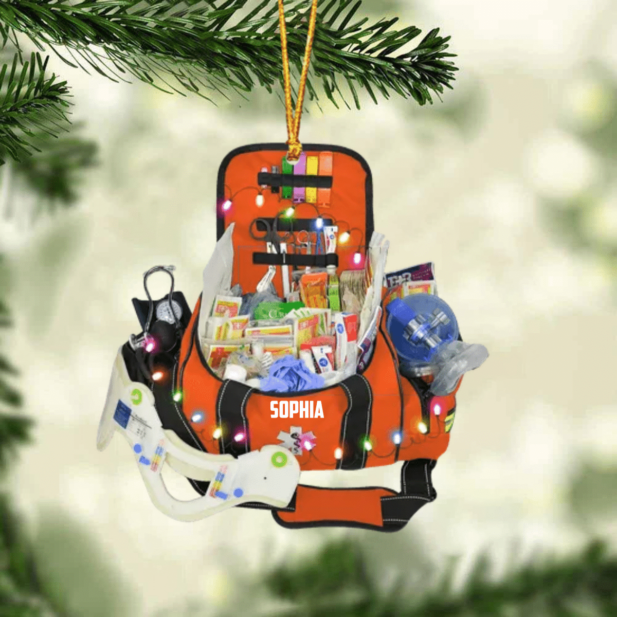 EMT Bag - Personalized Christmas Ornament- Best Gift For EMT Workers Acrylic Ornament OO1940