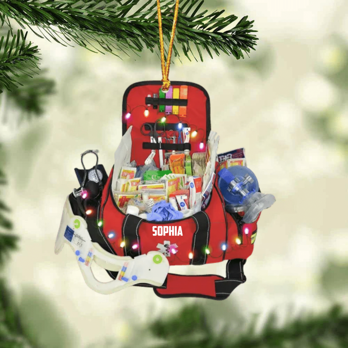 EMT Bag - Personalized Christmas Ornament- Best Gift For EMT Workers Acrylic Ornament OO1940