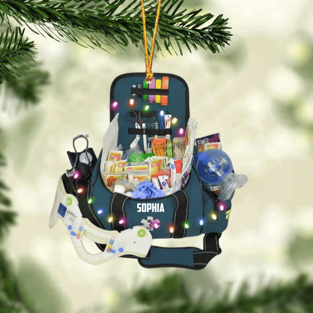 EMT Bag - Personalized Christmas Ornament- Best Gift For EMT Workers Acrylic Ornament OO1940