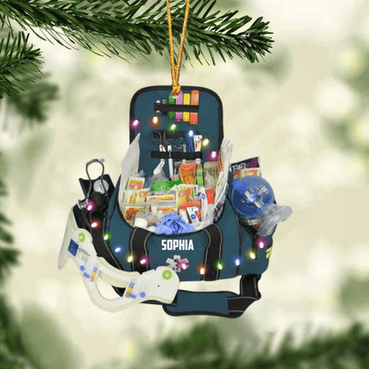 EMT Bag - Personalized Christmas Ornament- Best Gift For EMT Workers Acrylic Ornament OO1940