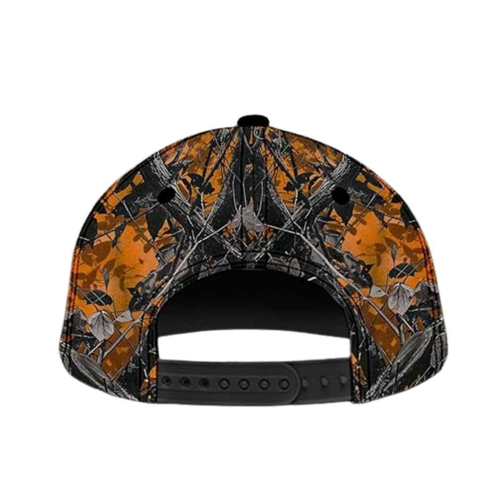Custom Camo Deer Hunting 3D Baseball Cap, Custom Deer Hunters Caps Hats CP0233