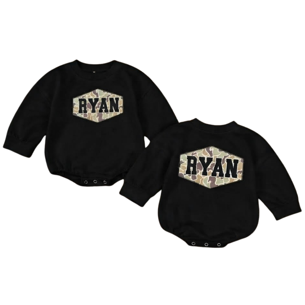 Custom Camo Dad And Son Sweatshirt Matching, Personalized Camo Family Matching Sweatshirt ET1648
