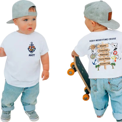 Custom Destinations Matching Family Cruise Vacation T Shirts, Custom Cruise Family Vacation Shirts ET0102