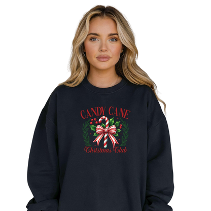 Candy Cane Christmas Club Matching T Shirt, Christmas Crew Shirts ET1056