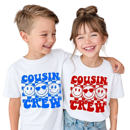 Cousin Crew Retro Matching T Shirt, Matching Cousin Shirts ET1251