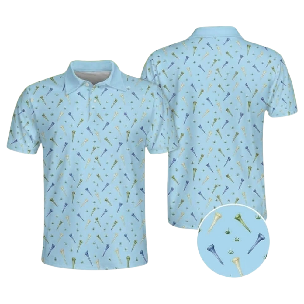 Matching Green Golf Shirt For His And Her, Couple Matching Golf Shirt GE0600