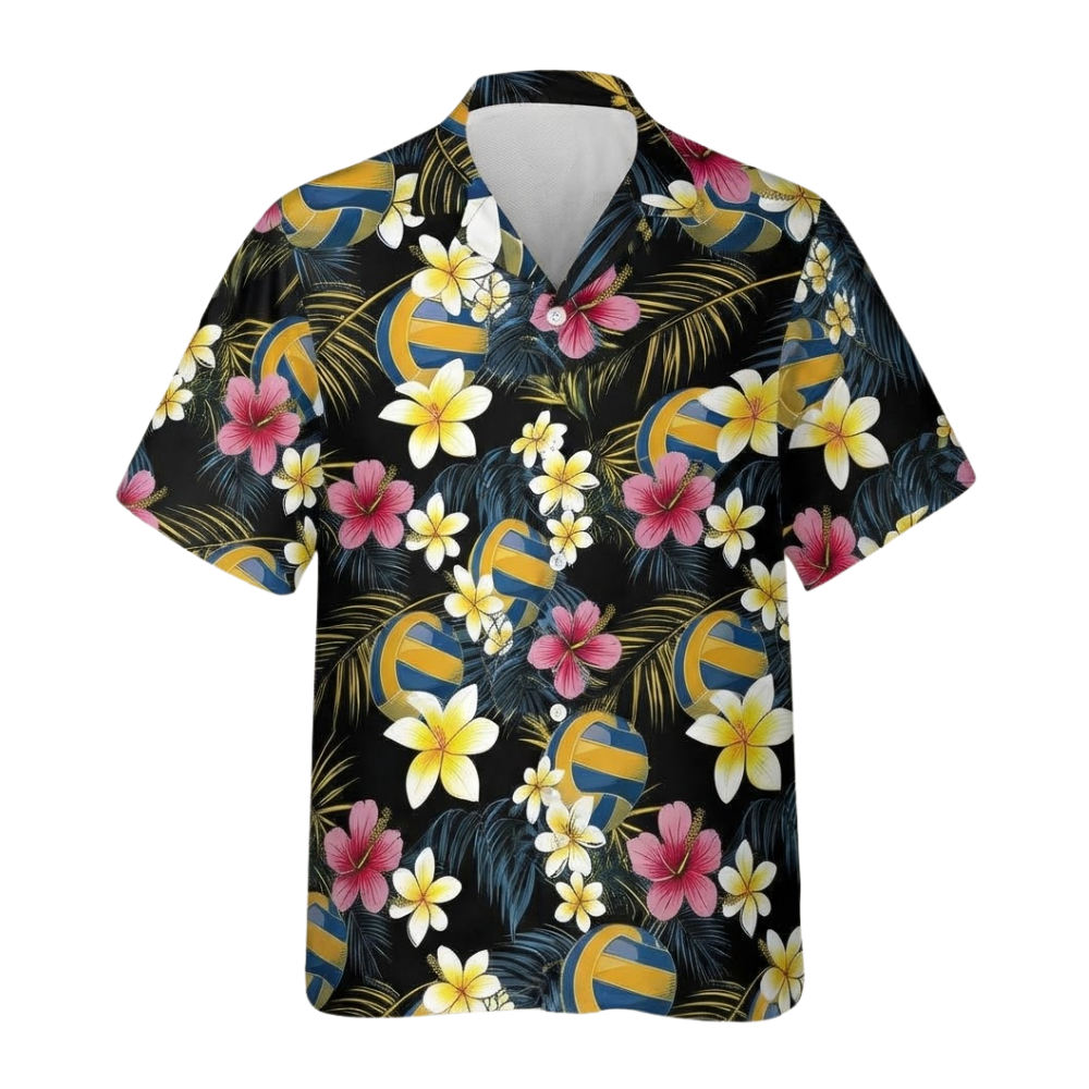 Volleyball Tropical Hawaiian Shirt, Volleyball Hawaiian Shirts HE0572