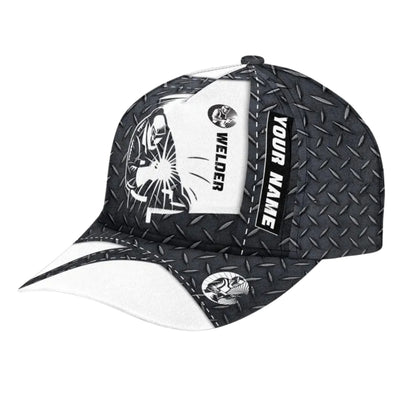 Custom Name Welder 3D Baseball Cap, Custom Ironworker Caps Hats CP0112