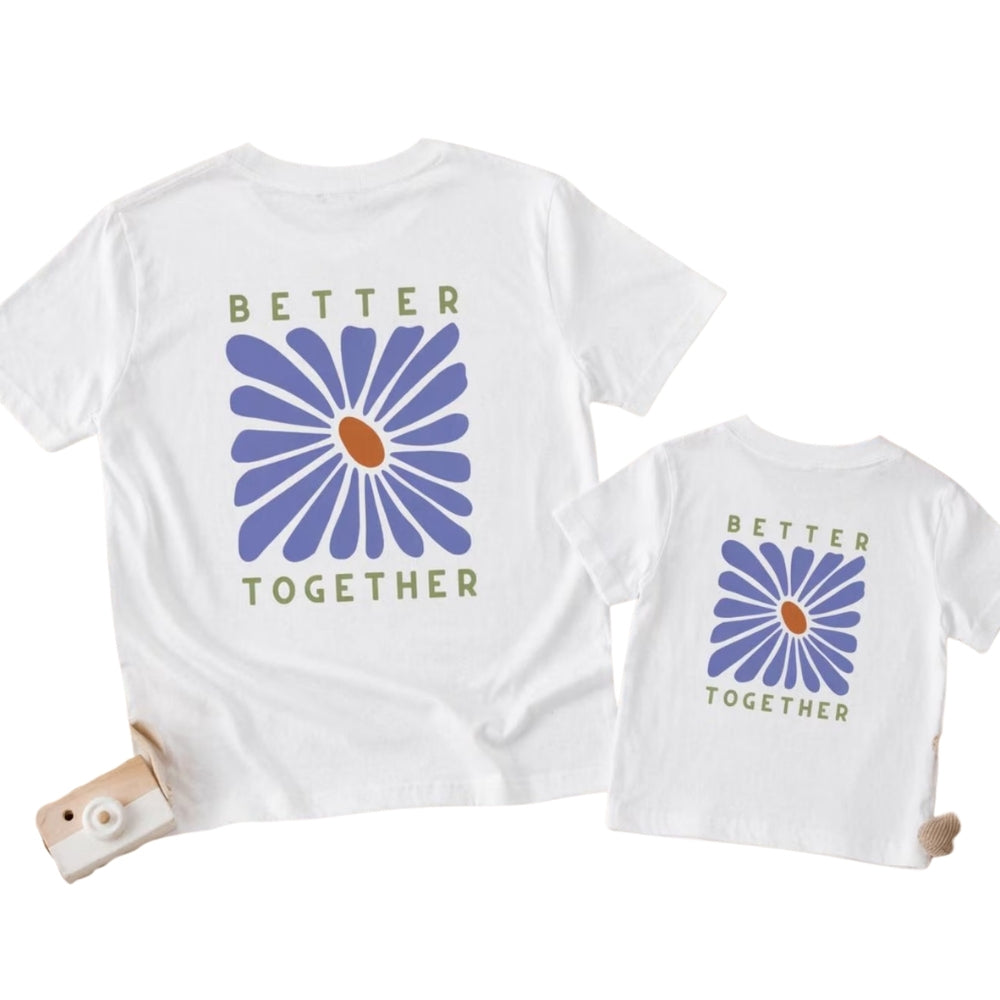 Better Together Flower Matching Dad And Son Family T Shirt, Father Day Matching Shirts For Family ET0551