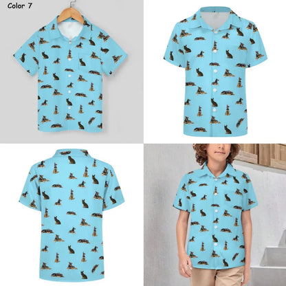 Custom Dog Photo Hawaiian Shirts For Men Women, Personalized Pets Face Hawaiian Shirts HE0198