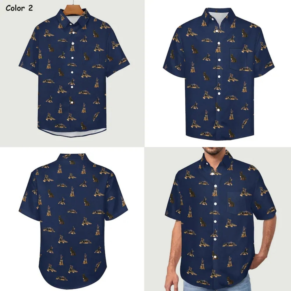 Custom Dog Photo Hawaiian Shirts For Men Women, Personalized Pets Face Hawaiian Shirts HE0198