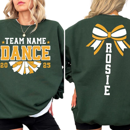 Custom Dance Team Sweatshirt Womens, Custom Dance Sweatshirt 2D0474