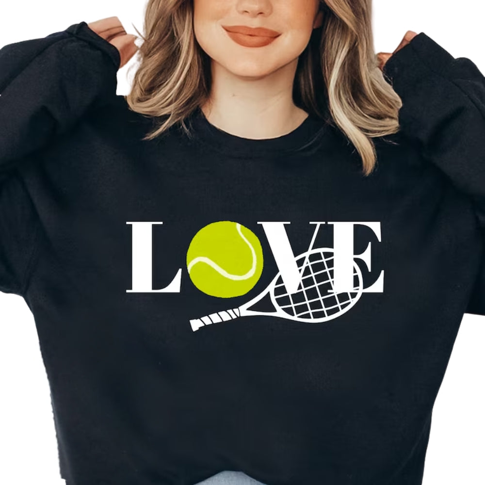 Love Tennis Sweatshirt For Women, Tennis Sweatshirt 2D0597