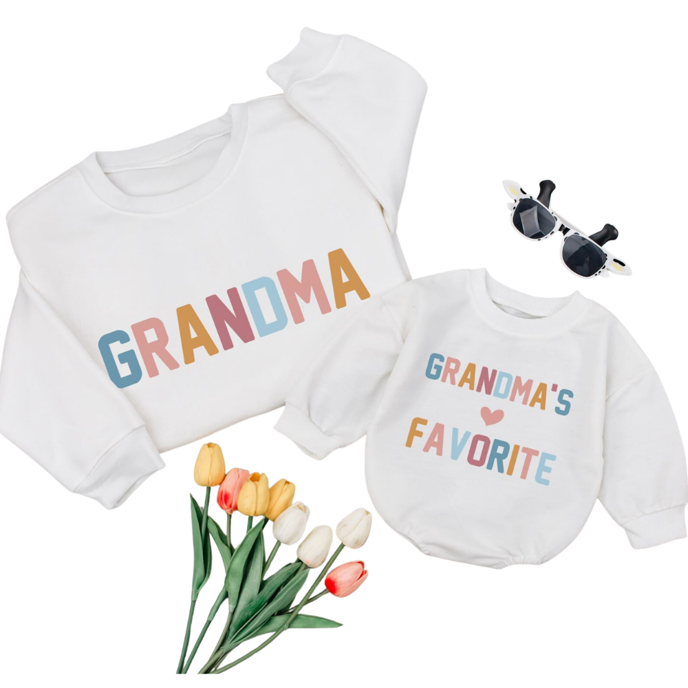 Grandma And Grandma's Favorite Matching Sweatshirt, Grandmother And Me Sweatshirt Matching ET1613
