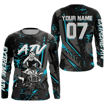 Custom Extreme ATV Racing Jersey Long Sleeve For Men, Custom ATV Racing Jerseys MZ0084
