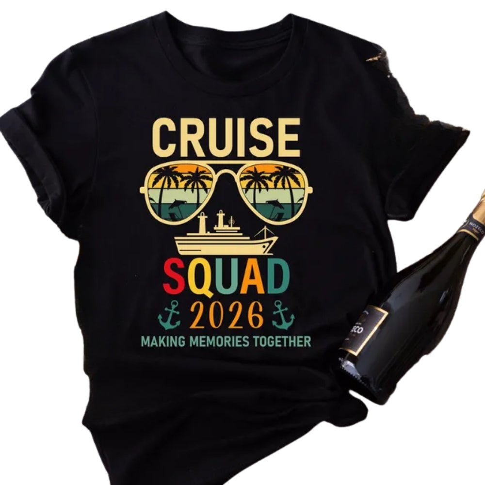 Cruise Squad 2026 Matching Family T Shirts, Family Cruise Vacation Shirts ET0105