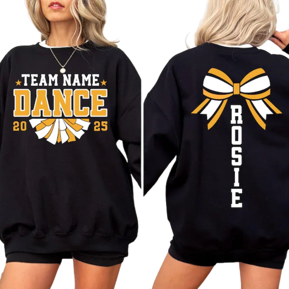 Custom Dance Team Sweatshirt Womens, Custom Dance Sweatshirt 2D0474