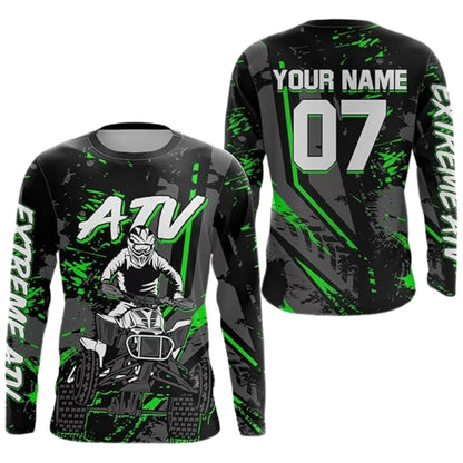 Custom Extreme ATV Racing Jersey Long Sleeve For Men, Custom ATV Racing Jerseys MZ0084
