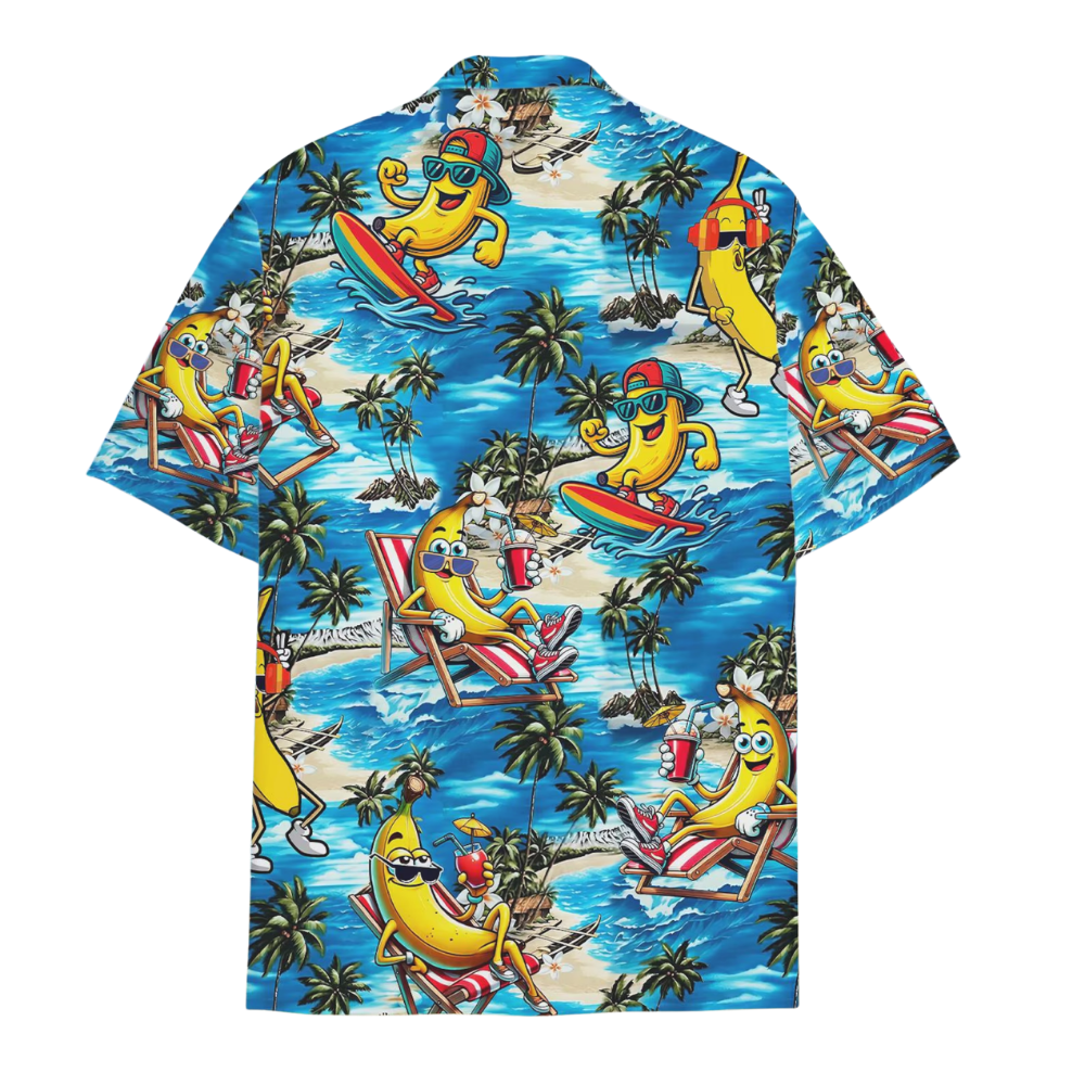 Funny Banana Beach Hawaiian Shirt Men Women, Banana Lover Hawaiian Shirt HE0300
