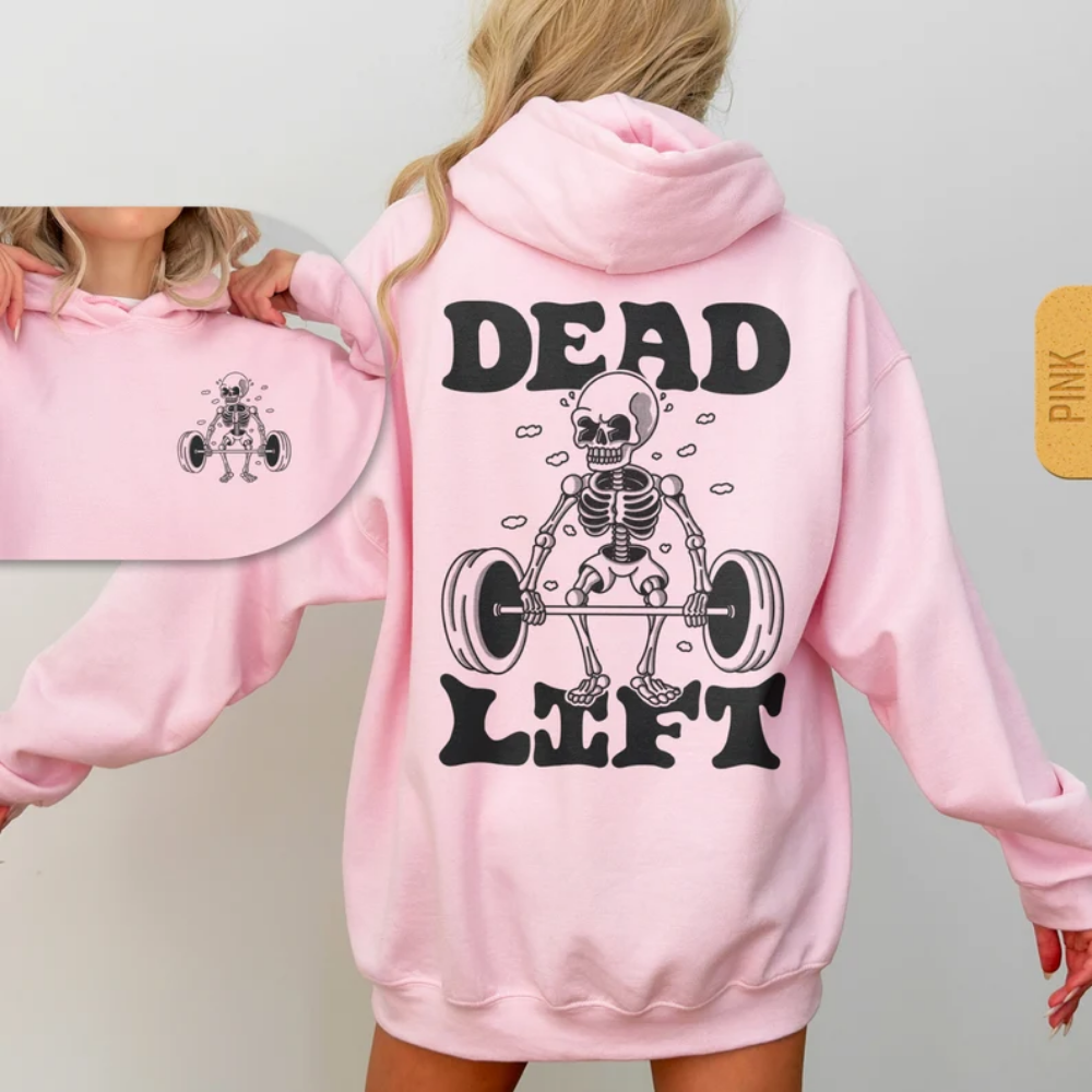 Deadlift Skeleton Hoodies For Men Women, Funny Gymnastics Hoodies 2D0958