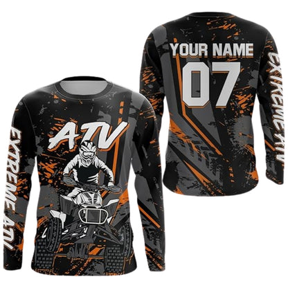 Custom Extreme ATV Racing Jersey Long Sleeve For Men, Custom ATV Racing Jerseys MZ0084