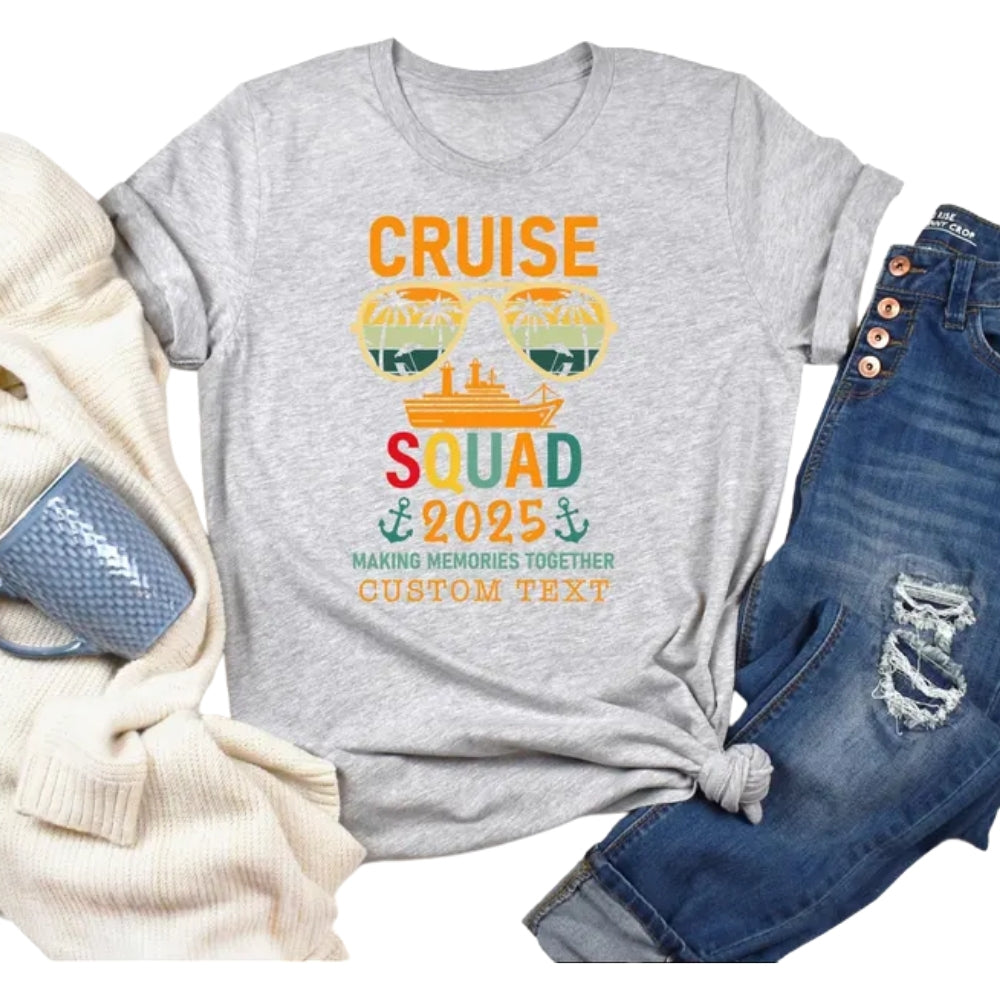 Cruise Squad 2026 Matching Family T Shirts, Family Cruise Vacation Shirts ET0105