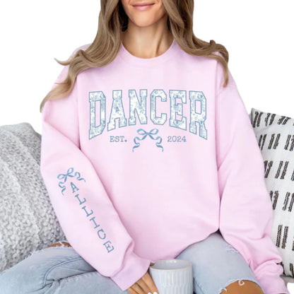 Custom Dancer Sweatshirt For Women, Custom Sweatshirt For Dance Lover 2D0475