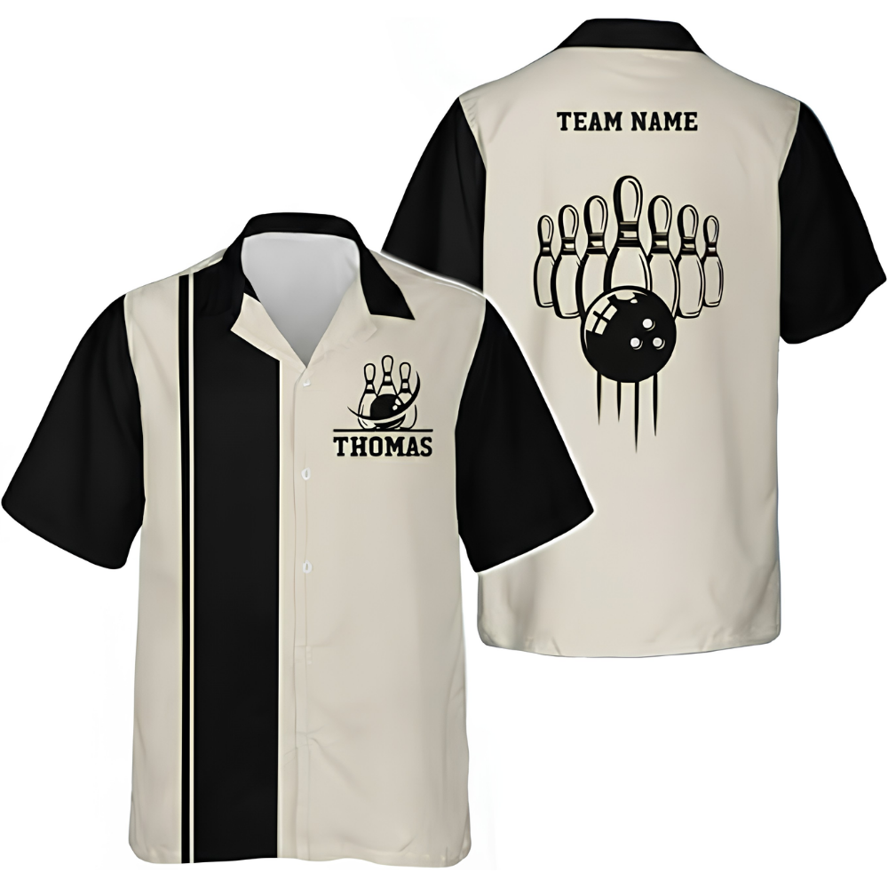 Custom Vintage Red Beige Bowling Polo Shirt Men Women, Custom Vintage Bowling Shirt BZ0789