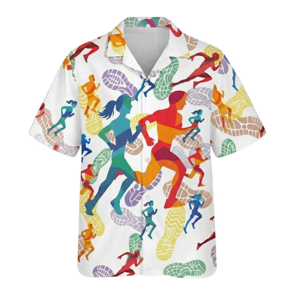 Running Marathon Hawaiian Shirt For Men Women, Running Lover Hawaiian Shirts HE0577