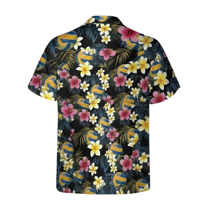 Volleyball Tropical Hawaiian Shirt, Volleyball Hawaiian Shirts HE0572