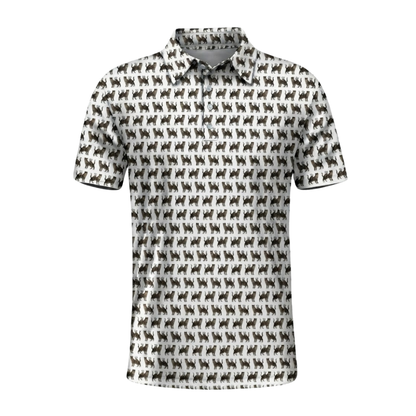 Cat Brown Tabby Golf Polo Shirt For Men, Cat Golf Shirt GZ0379