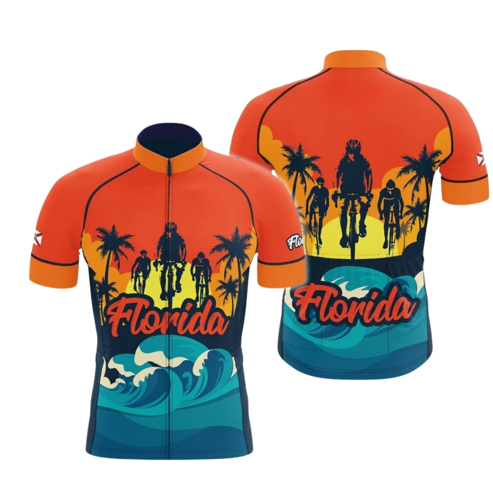 Men's Florida Short Sleeve Cycling Jerseys, Florida Cycling Jerseys CZ0120