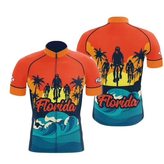 Men's Florida Short Sleeve Cycling Jerseys, Florida Cycling Jerseys CZ0120