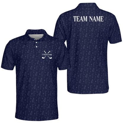 Custom Green Golf Polo Shirt For Men, Custom Team Golf Shirts GE0591