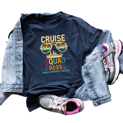 Cruise Squad 2026 Matching Family T Shirts, Family Cruise Vacation Shirts ET0105