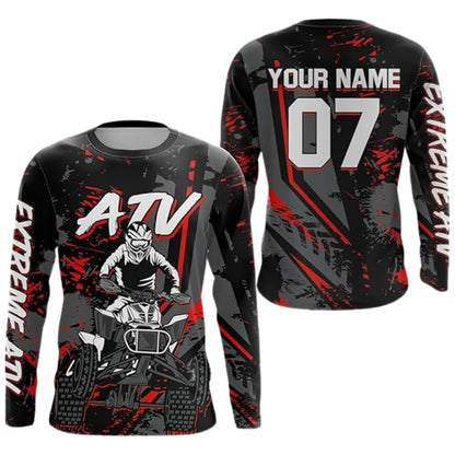 Custom Extreme ATV Racing Jersey Long Sleeve For Men, Custom ATV Racing Jerseys MZ0084