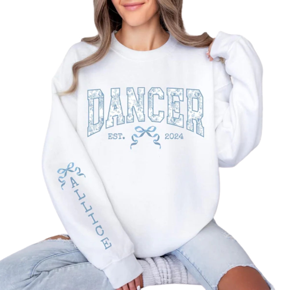 Custom Dancer Sweatshirt For Women, Custom Sweatshirt For Dance Lover 2D0475