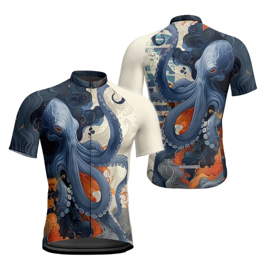 Octopus Cycling Short Sleeve Jersey For Men, Octopus Cycling Jerseys CE0047