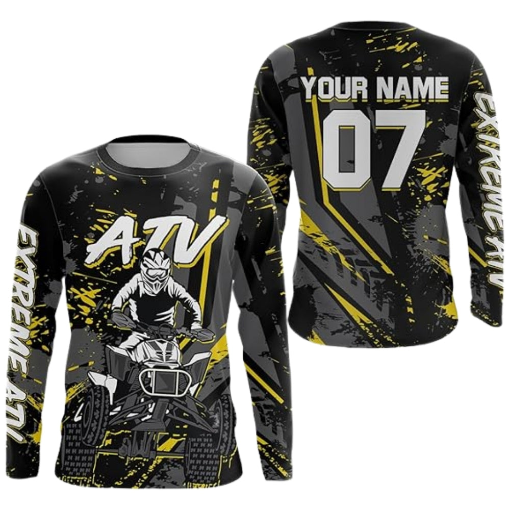 Custom Extreme ATV Racing Jersey Long Sleeve For Men, Custom ATV Racing Jerseys MZ0084